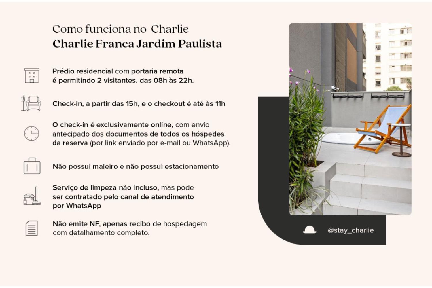 Charlie Franca Jardim Paulista 公寓 圣保罗